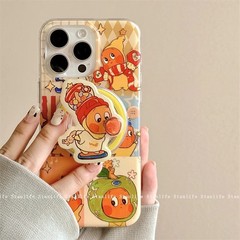 绿苹果磁吸糖果星星人鼻子转转适用iphone17promax苹果15手机壳14