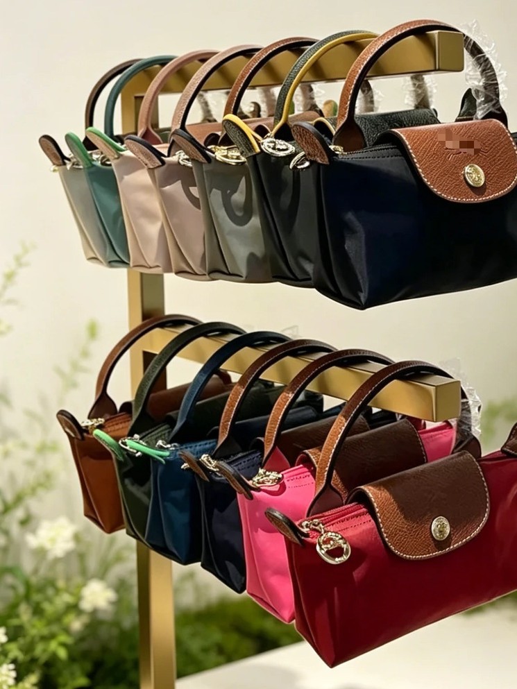 Mini Nylon Çanta — Əjdaha Naxışlı, Çiyin və Krossbody