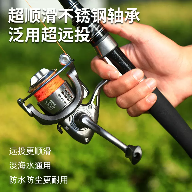 小高尔夫二代纺车轮超远投全金属微物路亚浅线杯国产打黑轮鱼线轮