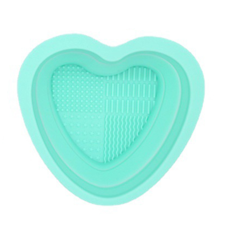 Cepillo de lavado artefacto plegable de silicona cepillo de lavado tazón cepillo de maquillaje belleza huevo almohadilla de limpieza herramienta de belleza tablero de cepillo de lavado multifuncional