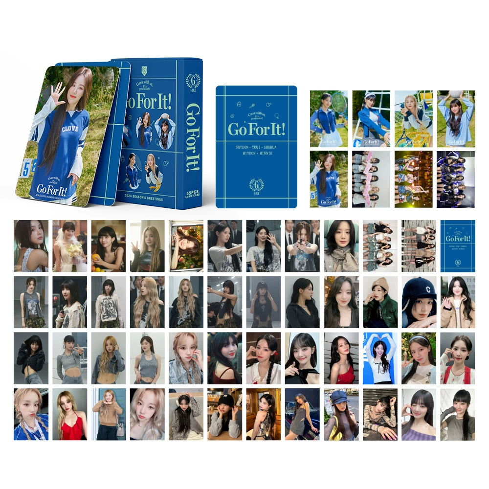 KPOP LOMO фото-карточки набор 55 шт. DIY, 5,7×8,7 см — поддержка IVE