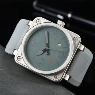 Cross-Border Good Selling Supply Luxury Casual Multifunctional Mechanical Watch Business Belt Men's Square Watch Wholesale