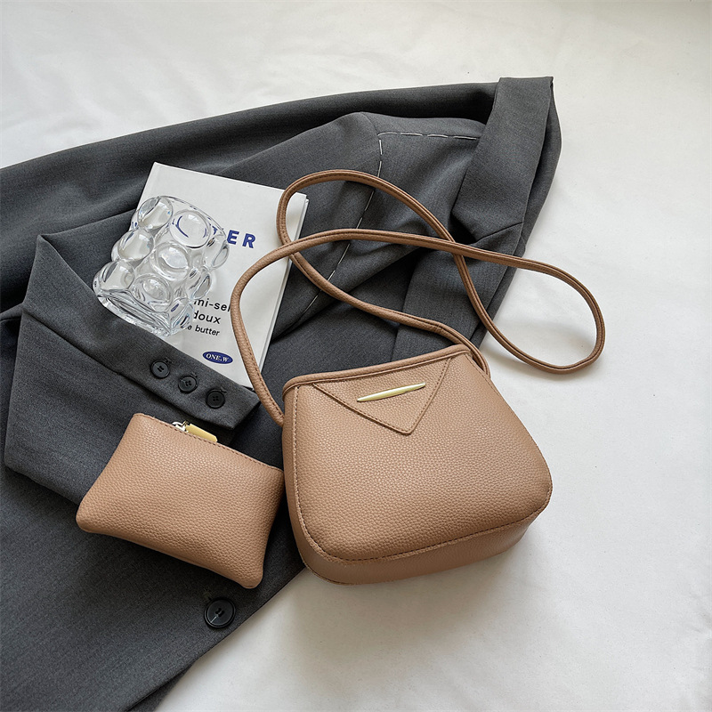 Damentasche neue Herbst vielseitige Umhängetasche mit einer Schulter und kontrastierender Schwiegermutter-Beuteltasche_voghion.com