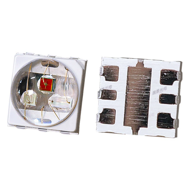 3535 шаровая головка, мощная светодиодная лампа 1,5 Вт, высокая яркость, полноцветная RGB лампа 3 Вт, плоская 5050 сценическая светодиодная лампа