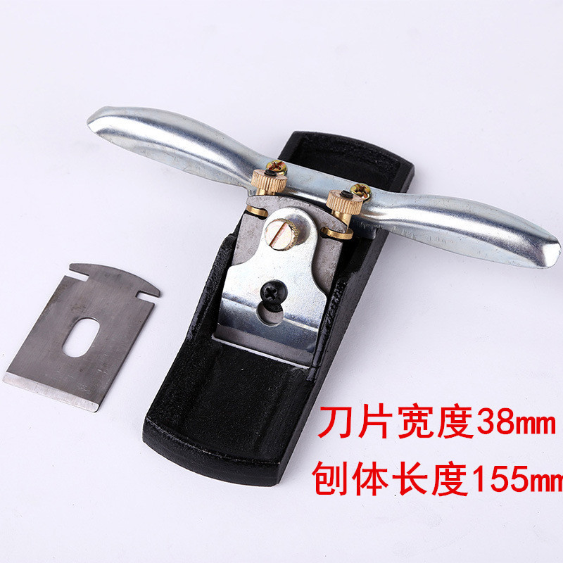 소형 이중 와이어 철 대패(대패 1개, 블레이드 2개)