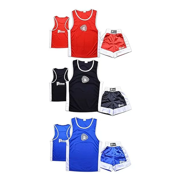 Children's Boxing and Martial Arts Training Suit, Short-Sleeved Muay Thai Shorts, Breathable and Quick-Drying Free Fighting Sportswear