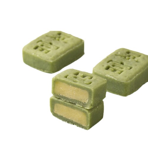Taoshan skin mung bean matcha cake mung bean tea cake no added sugar get rich treats tea snacks meal replacement satiating bulk wholesale