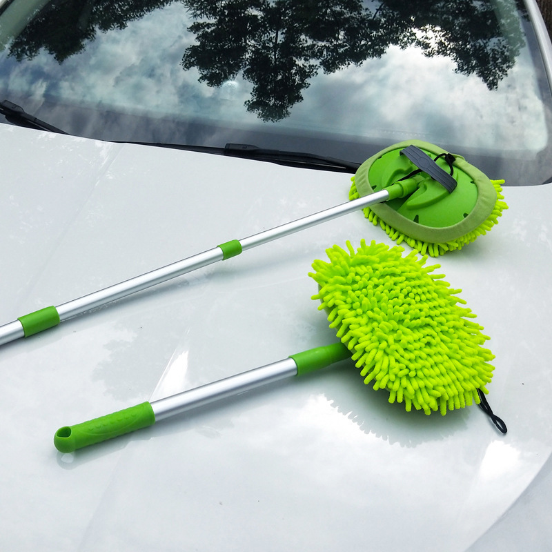 Trapeador de limpieza de coche multifunción de chenilla transfronterizo para coche de lavado de coche retráctil trapeador de limpieza de coche de limpieza de coche de lavado de coche