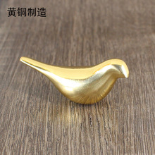 黄铜小鸟简约家居饰品样板房摆件客厅美式金属工艺品工厂批发货源