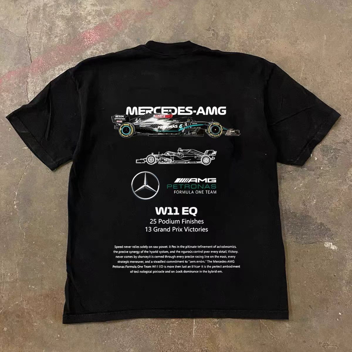 Mercedes-AMG Petronas W11 EQ T-shirt Black