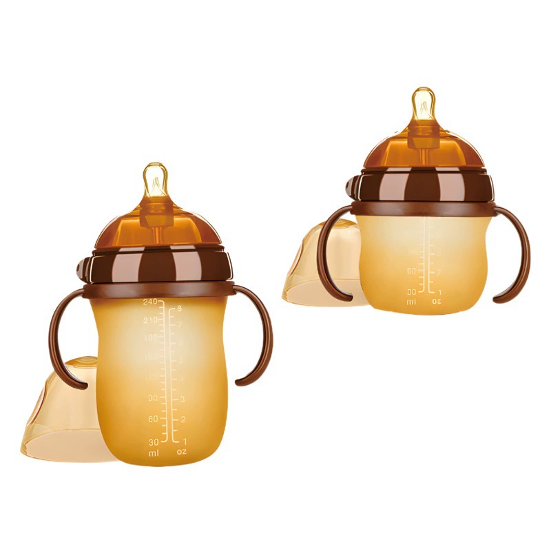 Детские принадлежности нано серебро силикагель Антибактериальный супер мягкая дуга большого диаметра против метеоризма ручка бутылка 240 мл соска