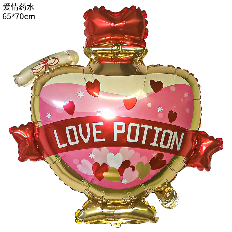 Globo de aluminio con forma de oso de abrazo y corazón, para decoración del Día de San Valentín