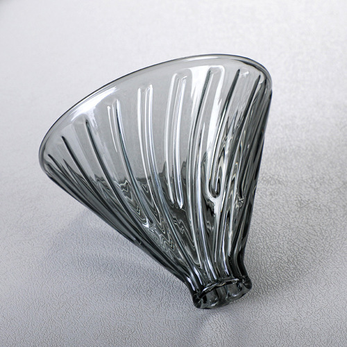 Hand brewed glass coffee pot filter cup sharing pot filter cloud pot filter set coffee utensil funnel