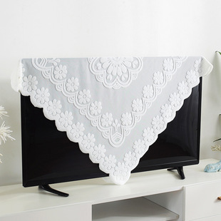 Lace Washing Machine Tv Refrigerator Microwave Oven Bedside Table Cover Dust Cover Square Towel Cover Tablecloth
