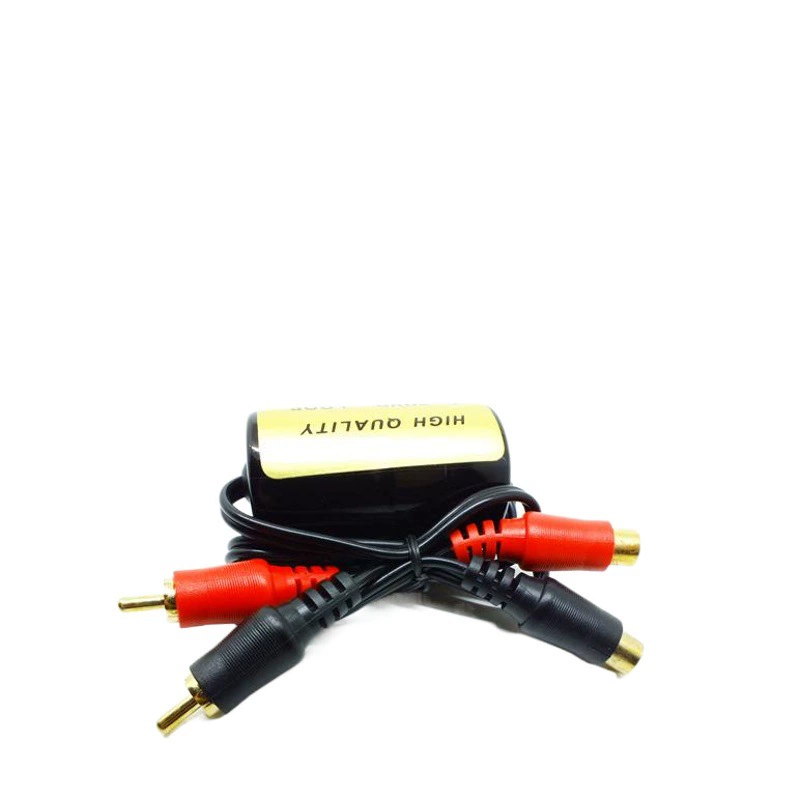 Автомобильная аудиосистема RCA Штекерный и женский шумовой фильтр автомобильный аудиоусилитель аудио фильтр модификация