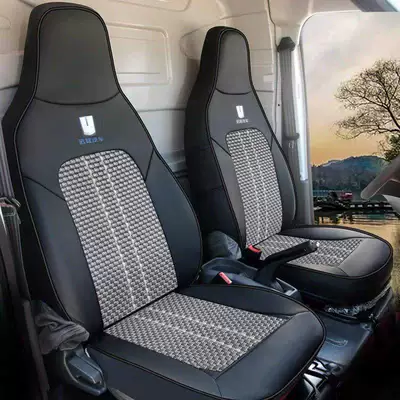 Modelə uyğun (Original) oturacaq örtükləri — for Geely Remote T9E H8E - leather-ice-silk-black-gray-remote-t9et9m