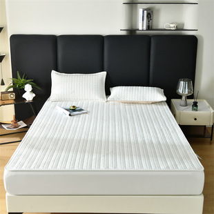 Class A Maternal and Infant Grade Solid Color Thickened Thai Latex Mat Lyocell Tiansi Mat Cover Air Conditioning Soft Mat Factory Outlet