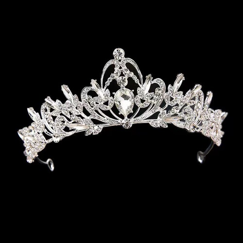 Internet celebrity baroque retro black luxury crown wedding dress wedding 18th birthday crown new bridal headwear