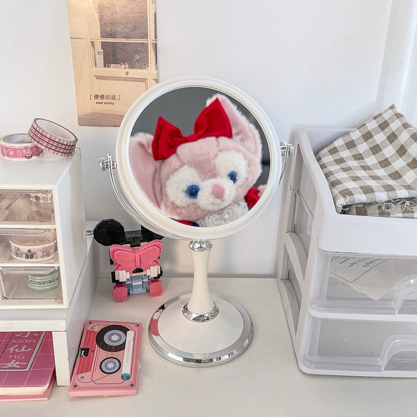 Round upgrade double -sided mirror