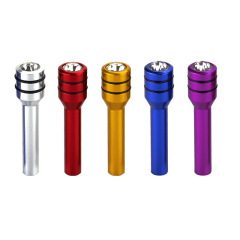 Car door lifting bolt diamond-encrusted aluminum alloy car door lock buckle car personalized interior modification accessories