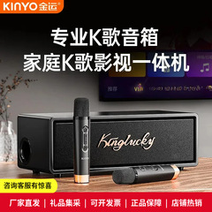 金运k3蓝牙音响音箱复古智能点歌机k歌影视家庭影院ktv套装一体机