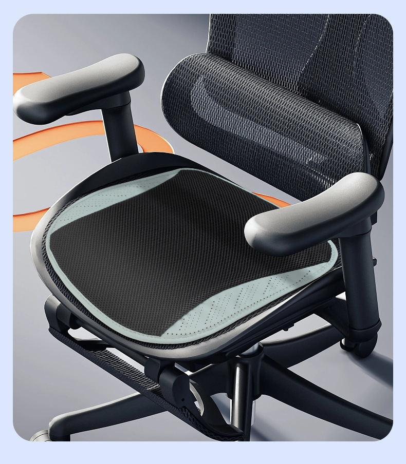 Summer Car Seat Cushion with Fan, Ventilated and Cooling, Breathable Air-Conditioned Seat, Car Cooling Pad