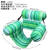 Green striped small cloth cover floating row
