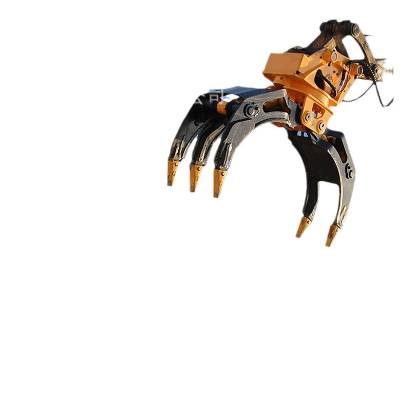 residuos de residuos de acero herramienta de agarre hidráulica de acero excavadora agarradora de madera máquina agarradora de madera