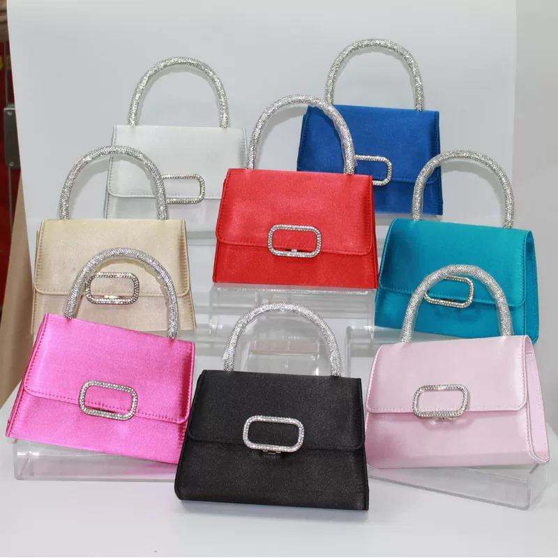 Classic retro silk bag strap
