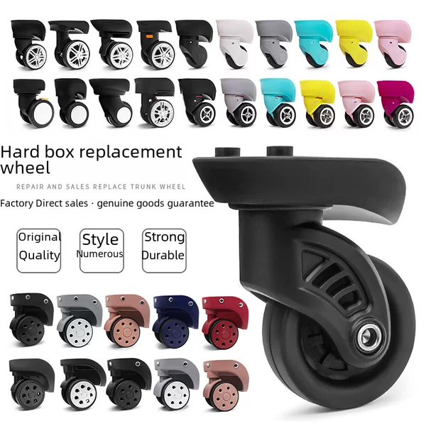 Trolley case luggage case wheel accessories universal wheel hard case silent wheel travel boarding box sliding roller Universal