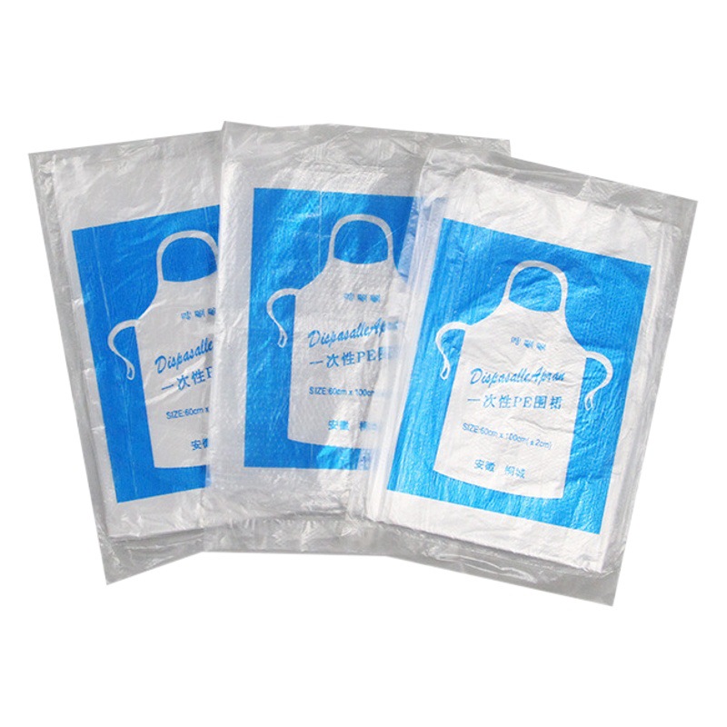 Disposable apron special for catering oil-proof adult guests thickened barbecue hot pot restaurant children plastic PE wholesale