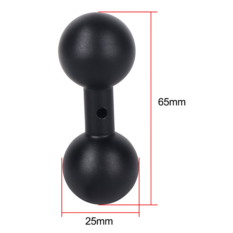 Ball head, 25mm, aluminum alloy