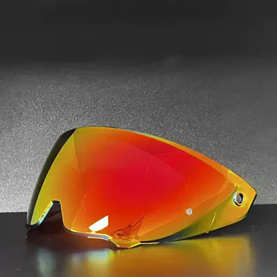 Helmet Lens Electroplating, Dəbilqə (Kaska) aksesuarları - gold-red