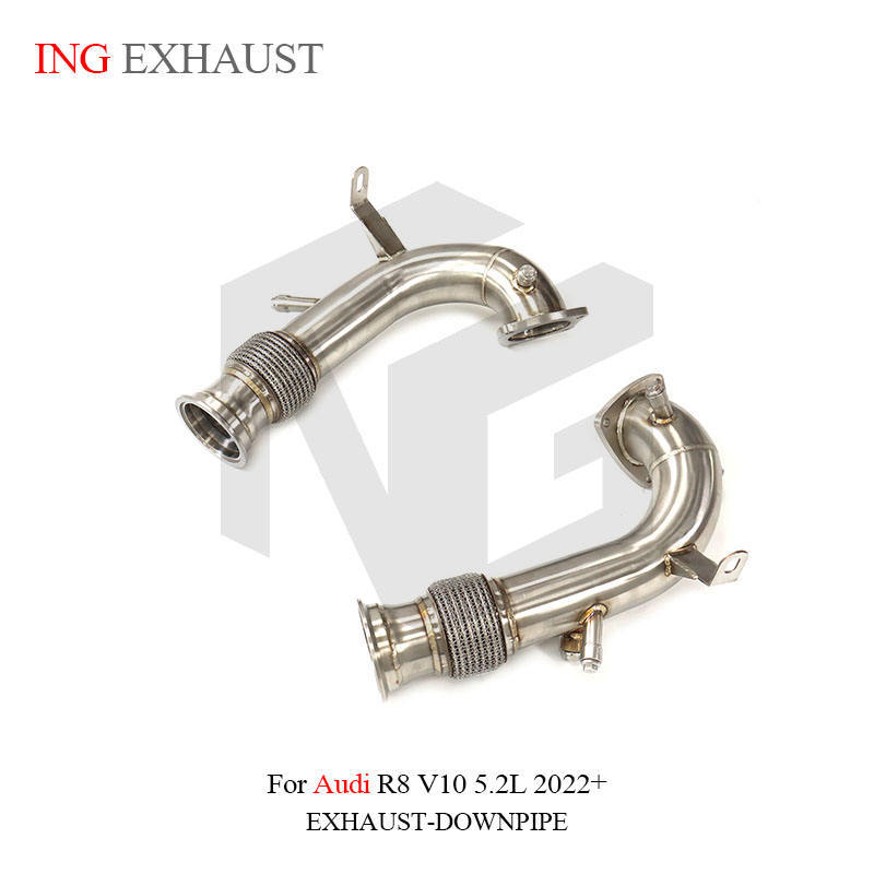 Suitable for Audi R8 V10 5.2l 2022 + stainless steel exhaust OPF straight pipe