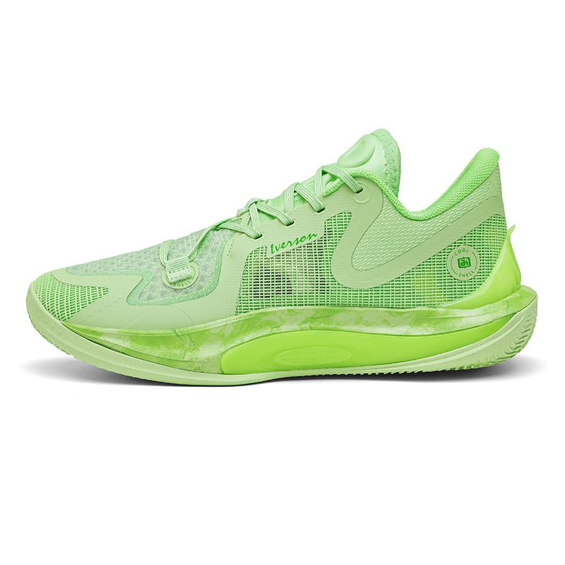 Iverson Basketball Shoes Low-top New Spring and Autumn Breathable Wear-resistant Non-slip Shock Absorbing sneaker for Teenagers