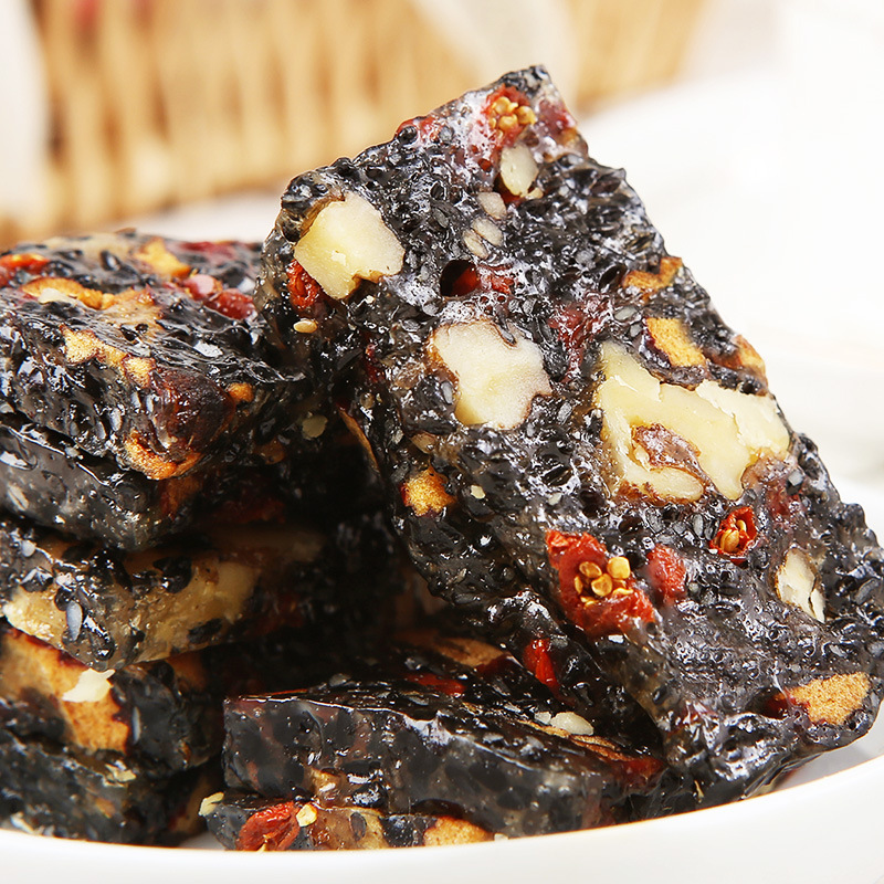 Huang Lao Wu Walnuts Soft Candy 408g, Sichuan Specialty Traditional Snack Bakery Snack Wholesale