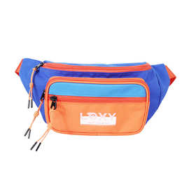 跨境运动户外跑步腰包定制厂家儿童胸包手机包彩色尼龙水壶包bsci