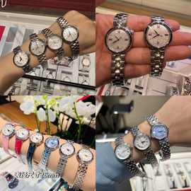 TS同款T152系列经典嘉丽小美人古罗马风格欧美石英钢带时尚女钻表