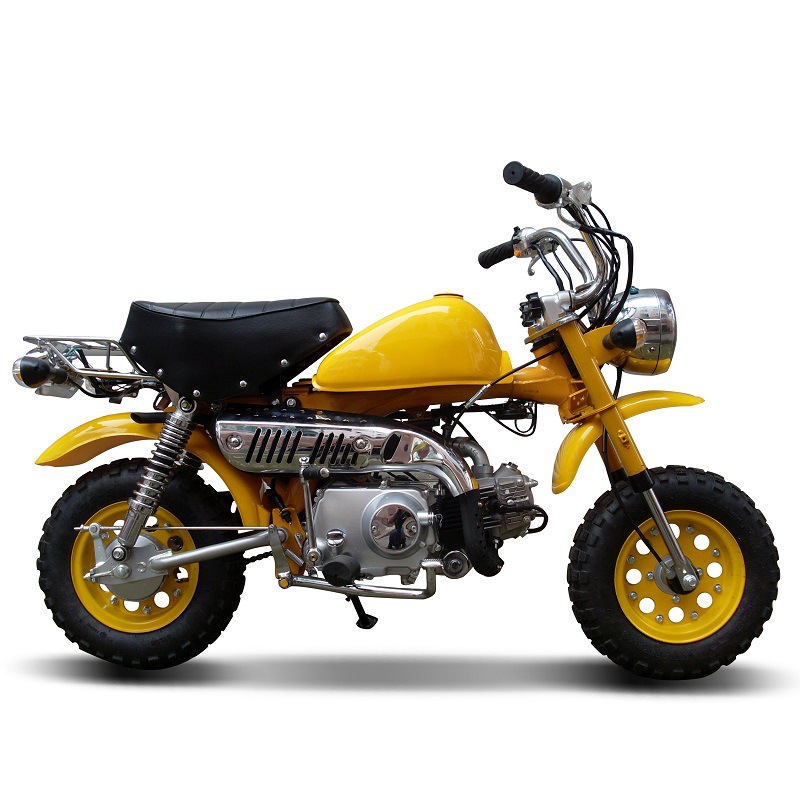 Mini Monkey retro motorcycle, petrol-powered two-wheeled scooter for commuting
