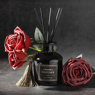 No fire aromatherapy essential oil fragrance indoor rattan ornaments toilet aromatherapy deodorization fragrance wholesale 220ml