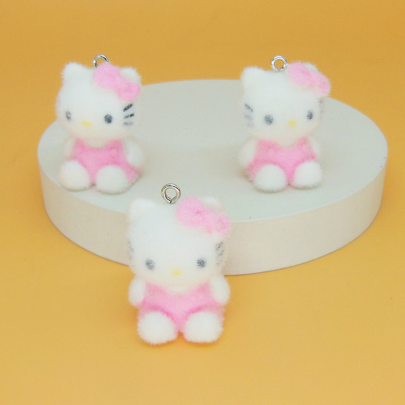 日本と韓国のかわいい植毛小動物ペンダント手作り DIY 携帯電話チェーンバッグペンダント植毛人形ジュエリーアクセサリー|undefined