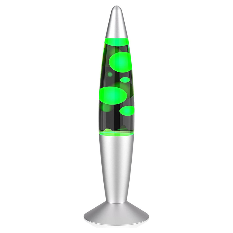 Cross-border Europe and North America style decoration 13 inch lava lamp night light decoration clear water green wax lamp lava lamp