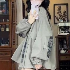 高级感气质中长款英伦风风衣外套女2025秋季新款宽松休闲洋气大衣