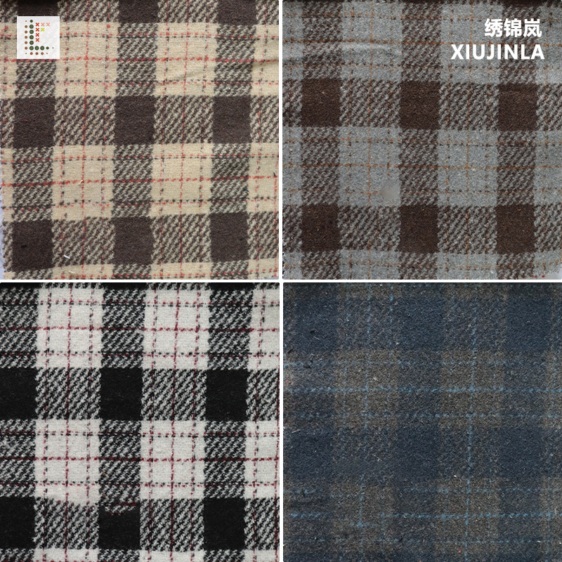 色织格子布批发 现货直发150cm幅宽 服装专供磨毛面料 免费剪样