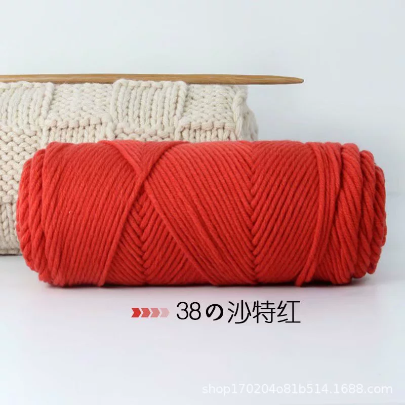 Хлопковая пряжа с tufting 8*7S, узлы для DIY ковров и ковриков, многоцветная палитра 70+ оттенков