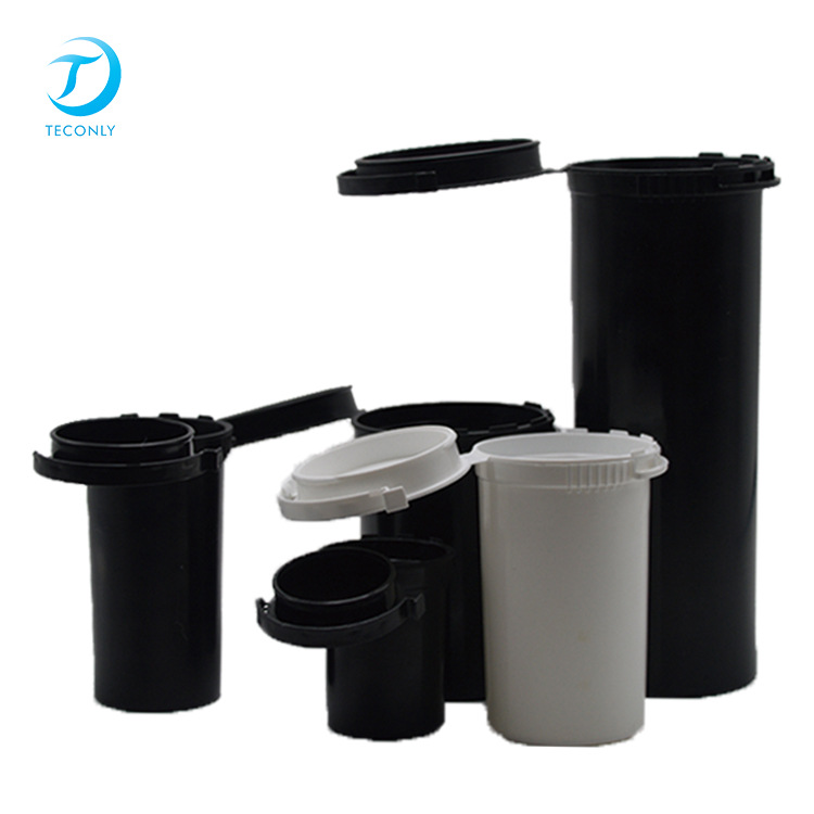 pop top 防儿童可撕拉弹跳药材瓶 食品级密封罐旅行收纳分装瓶