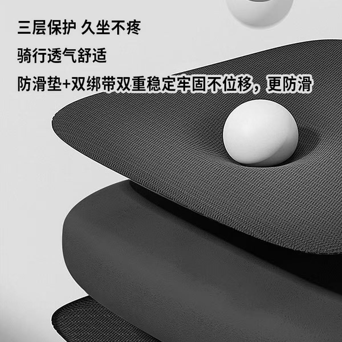 Shock-absorbing electric vehicle seat cover, ventilated motorcycle seat cushion, motorcycle accessories, cross-border delivery supplies