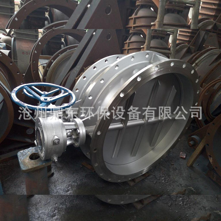 手轮式烟道通风蝶阀 涡轮型通风蝶阀 手动硬密封风门