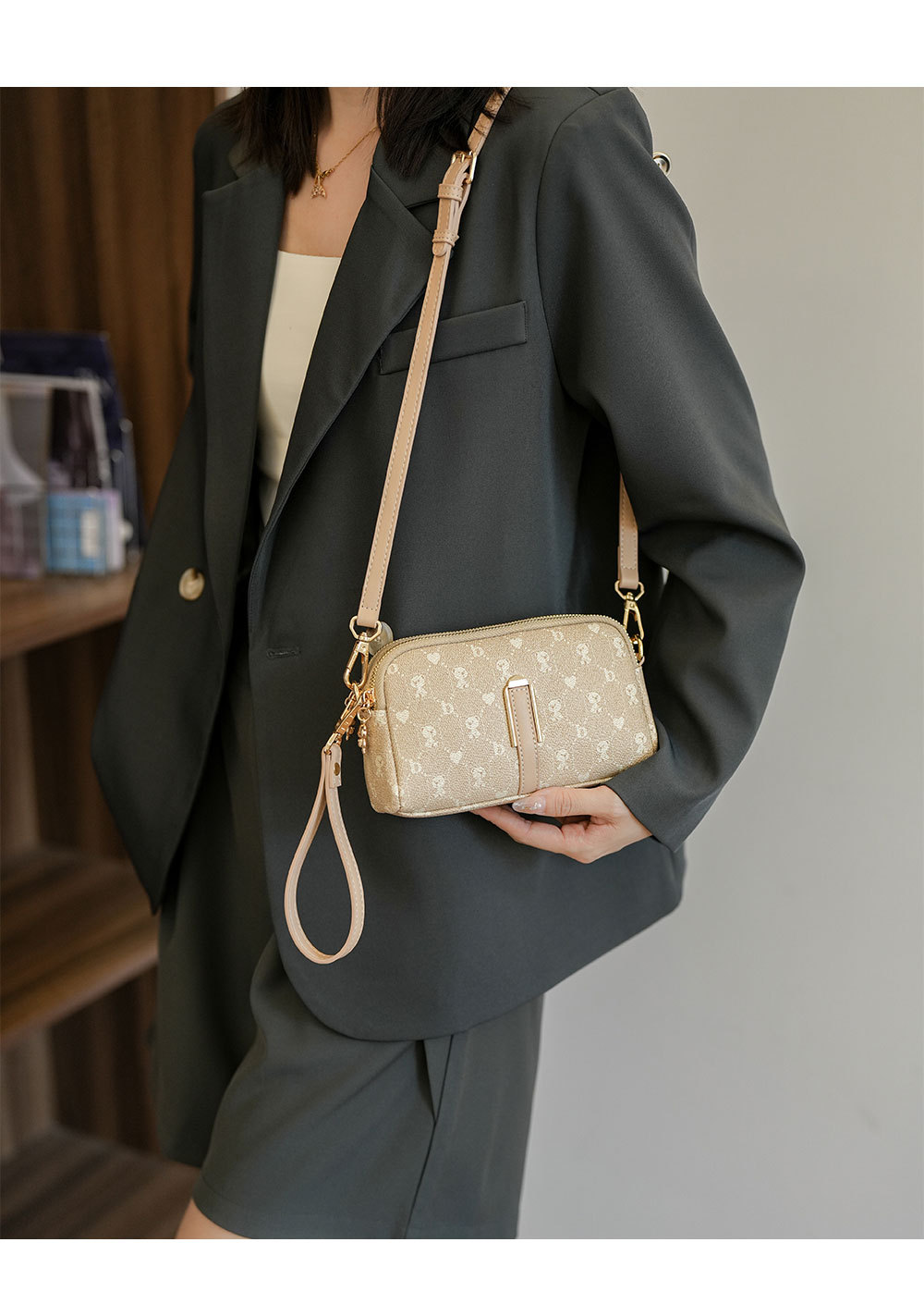 Damentaschen Trendy All-Match-Clutch-Tasche Modische Schulter-Umhängetasche_voghion.com