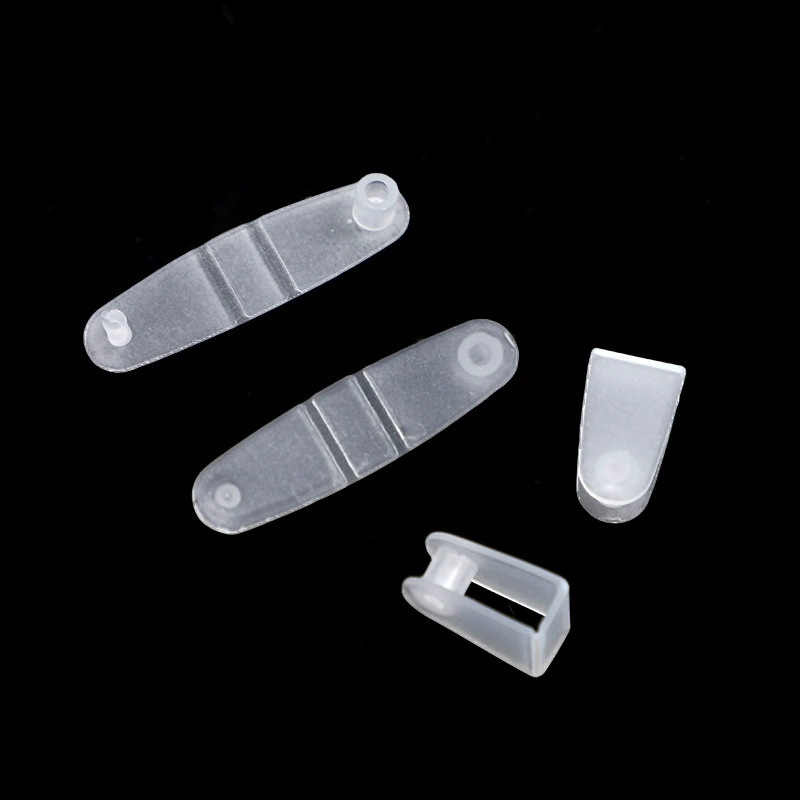 В наличии Мягкие резиновые прозрачные складные подарочные аксессуары Соединительная Пряжка Белый PP Clip Подвеска Пластиковая Пряжка Брелок